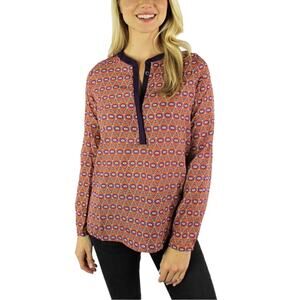 NWT Sabine Long Sleeves Printed Blouse Sz Medium